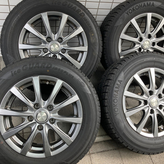 スタッドレスタイヤ195/65R15 4本セット＋タイヤチェーン