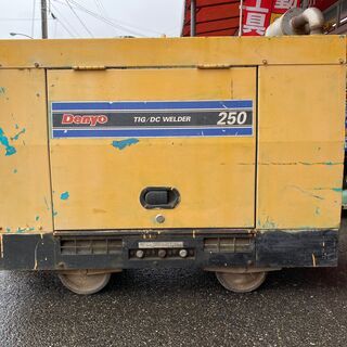 引取限定】デンヨー DAT-250SS ウェルダー エンジン発電溶接機 4323時間