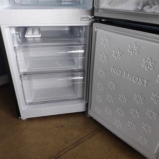 ハイアール JR-NF148B 2ドア冷蔵庫 黒色『美品中古』2018年