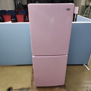 ハイアール JR-NF148A 2ドア冷蔵庫 ピンク色『良品中古』2018年