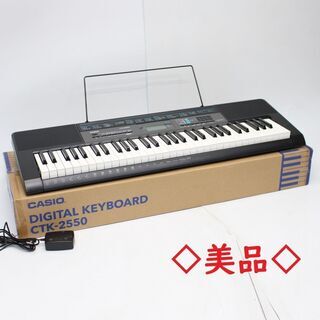 111)【美品】CASIO カシオ 61鍵盤 電子キーボード 2...