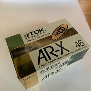 カセットテープ　TDR AR-X 46 3パック