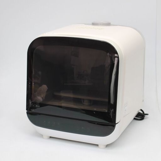 292)エスケイジャパン 食器洗い乾燥機 Jaime タンク式 SDW-J5L ホワイト 2019年製 食器12点 小物12点