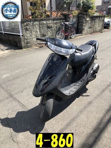 お取引頂きました。愛知県公安委員会許可業者(オートバイ商)☆GARAGE-ECO千音寺☆ライブディオAF34黒　4-860名古屋市中川区より!!