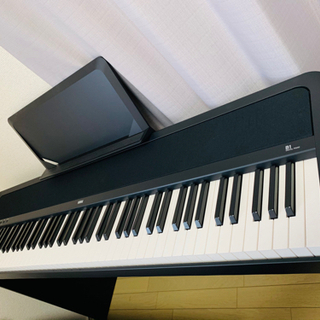 新作入荷格安KORG 電子ピアノ B1 2017年モデル ブラック 黒 BK 88鍵 ペダル、譜面台、スタンド、取付ネジ付 動作確認済 コルグ ※発送方法必読 コルグ