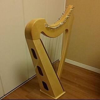 青山ハープ25弦 ソフトケース付