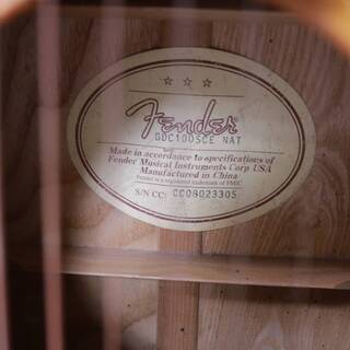 215) 【美品】 Fender フェンダーGDC100SCE エレキアコースティックギター エレアコ ナチュラル