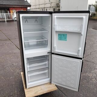 ハイアール　JR-NF148A　２ドア冷蔵庫『美品中古』2017年　B　　【リサイクルショップサルフ】 ハイアール JR-NF148A 2ドア冷蔵庫『美品中古』2017年 B