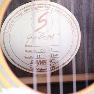 店484) Greg Bennett グレッグ ベネット OM8CE OM-8CE エレキ