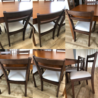 【10ヶ月だけ使用】ダイニングテーブル　チェア　6脚セット