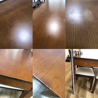 【10ヶ月だけ使用】ダイニングテーブル　チェア　6脚セット