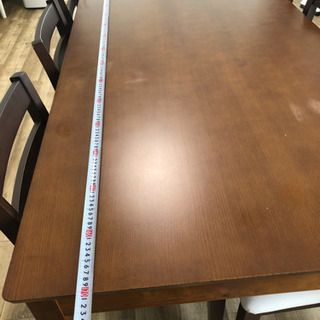 【10ヶ月だけ使用】ダイニングテーブル　チェア　6脚セット