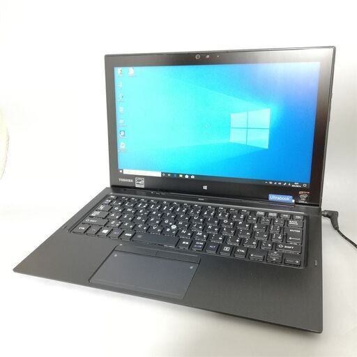 超高速SSD タブレット Windows10 中古美品 フルHD 12.5型 東芝 R82/P 第5世代Core M-5Y51 4GB 無線 WiFi Bluetooth webカメラ Office