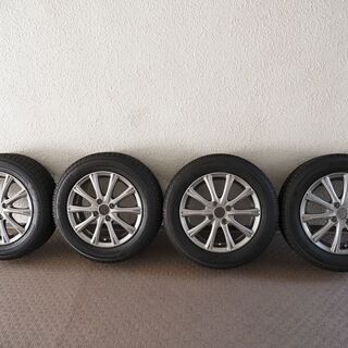 22年製バリ溝‼️185/65/R15ＹＨスタットレスタイヤホイール4本セット スタッドレスタイヤ ホイール付 4本セット バリ溝 ワンシーズン使用