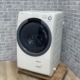 札幌白石区 2020年製 7.0Kg 洗濯機 シャープ ES-T712 穴無し洗濯槽 7Kg 