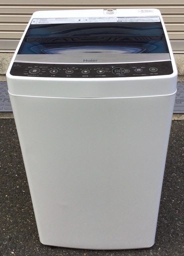 【RKGSE-582】特価！ハイアール/Haier/5.5kg/全自動洗濯機/JW-C55A/中古/2018年製/当社より近隣地域無料配達
