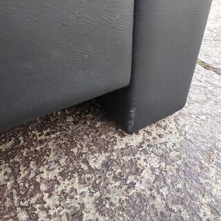 イトーキ　L20　座面本革張り応接椅子３点セット『中古良品』　【リサイクルショップサルフ】