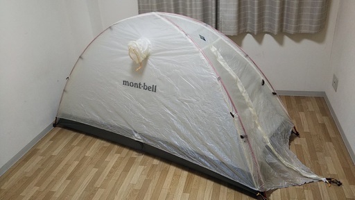 ジャンク】mont-bellステラリッジテント1型 かすま ジャンク】mont-bellステラリッジテント1型 かすま