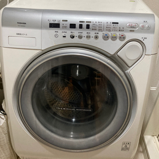 【ネット決済】【全引取限定】TOSHIBAドラム式洗濯機・無印の...