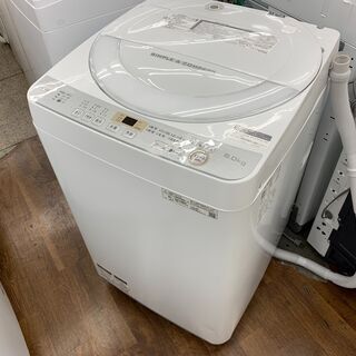 SHARP 6.0kg洗濯機 ES-GE6C-W