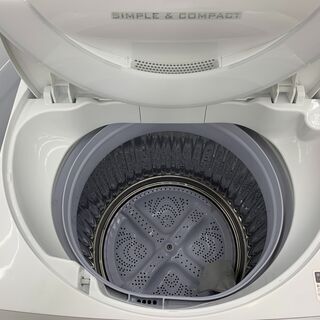 SHARP 6.0kg洗濯機 ES-GE6C-W