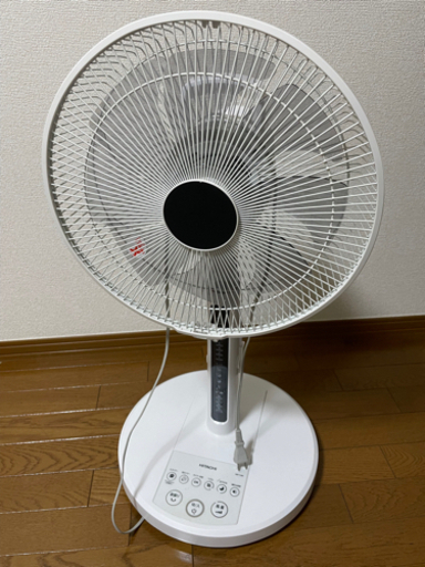 扇風機：HITACHI製・中古(箱なし・美品)