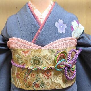 振り袖(桂由美)、長襦袢、袋帯、小物セット