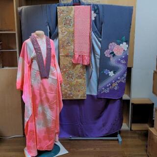 振り袖(桂由美)、長襦袢、袋帯、小物セット