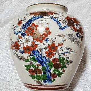 九谷焼 陶泉造 花瓶 箱付き未使用品