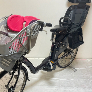 子ども乗せ電動自転車ʕ•ᴥ•ʔBRIDGESTONE♡3人乗り˚✧₊⁎
