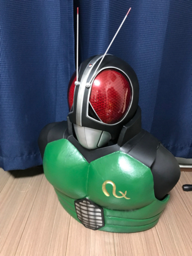 ☆ 未使用 仮面ライダー BLACK RX アトラク 1/1 マスク ブラック
