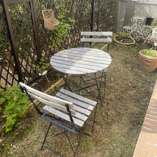 【ネット決済】ガーデンテーブル&チェア