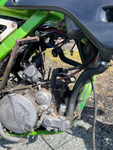 KDX125SR改 200エンジン　不動　レストア　書類あり　部品取り KDX125SR改 200エンジン 不動 レストア 書類あり 部品取り