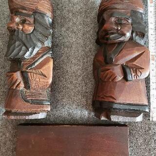 アイヌの置物　木彫り　北海道　お土産