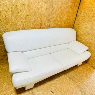 イタリア製高級ソファ　S\'ACCOMODI/サコモディ　総本革　配送室内設置可能‼︎　K09035