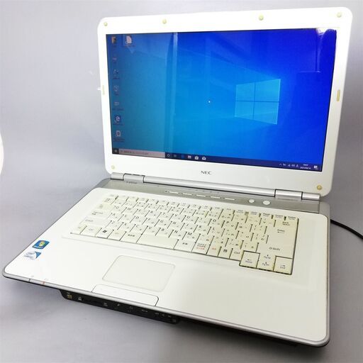 即使用可能 ノートパソコン Windows10 中古動作良品 15型ワイド NEC LaVie PC-LL350VG1KS Celeron 4GB 500GB DVDマルチ 無線 Office