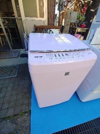 (予約中になりました)ピンク可愛い洗濯機　5.5キロ2018年式