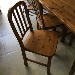 ナチュラル ダイニングテーブル 4人掛け 木目 カントリー