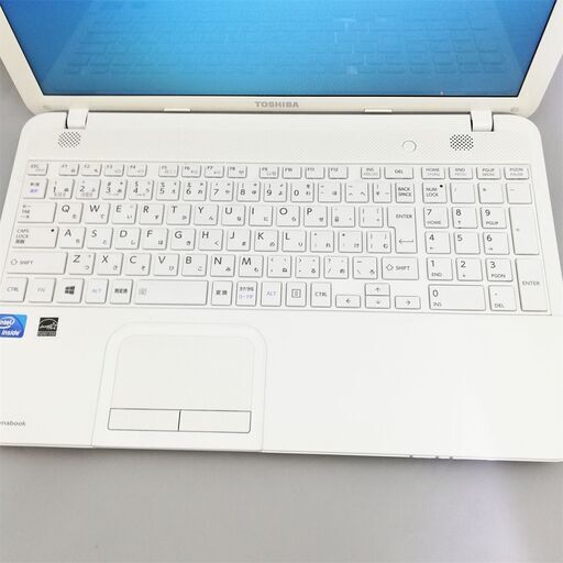 新品高速SSD ホワイト Windows10 ノートパソコン 中古美品 15型 東芝