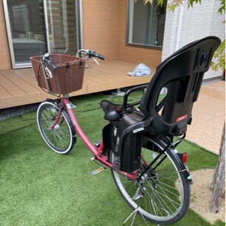 フラッカーズ　26インチ　後ろ子供乗せ自転車