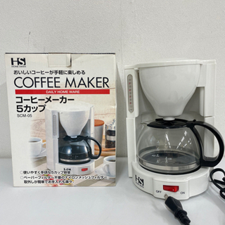 COFFEE MAKER コーヒーメーカー5カップ　SCM-05