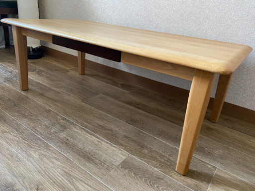 引き出し付きローテーブル