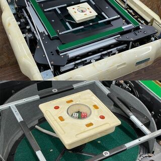 札幌 大洋化学 AMOS MATER/アモスマーテル 家庭用全自動麻雀卓 TA-1MT マージャン 2009年製 点棒/牌2セット付属 立卓座卓兼用 - おもちゃ