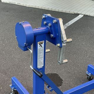 札幌 Snap-on/スナップオン Blue-Point/ブルーポイント 1000LB エンジンスタンド 450kg SNX450GES チューニングツール/メンテナンス/自動車整備