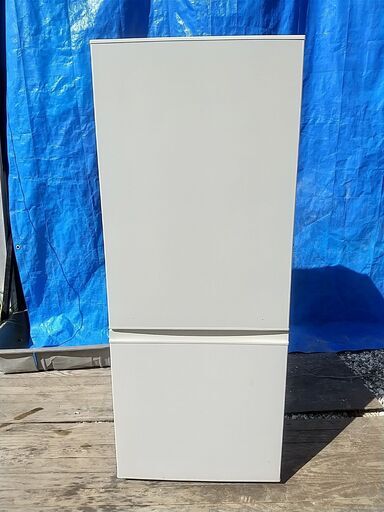 J　 （売約済）AQUA/アクア　ノンフロン冷凍冷蔵庫　AQR-18F(W)　184L　2ドア　2017年製　ホワイト　ビッグフリーザー
