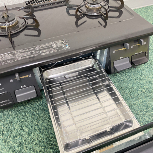 ご来店限定】＊パロマ プロパンガスコンロ エブリシェフ 2017年製＊ - 家電 