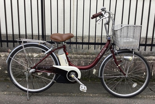 ＜動作＞ブリヂストン・アシスタライト・24インチ電動アシスト自転車・1発2錠・鍵3本に新品交換・整備・お手入れ済・不要自転車無料引取りあり。