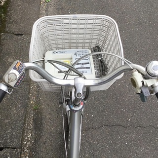 ＜動作＞ヤマハPAS・電動アシスト自転車・3段変速・26インチ・シルバー・整備・お手入れ済・不要自転車無料引取りあり