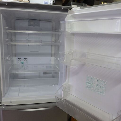 格安！店舗受け渡し可能 SHARP/シャープ 350L 3ドア冷蔵庫 シルバー