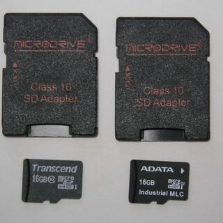 【ネット決済・配送可】MicroSDカード16G2枚